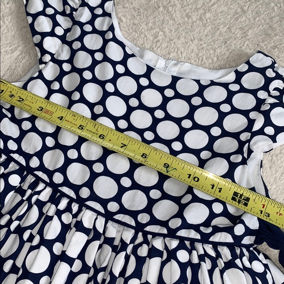 Biscotti Blue & White Dot Dress 10 EUC Ties in back - Picture 13 of 15